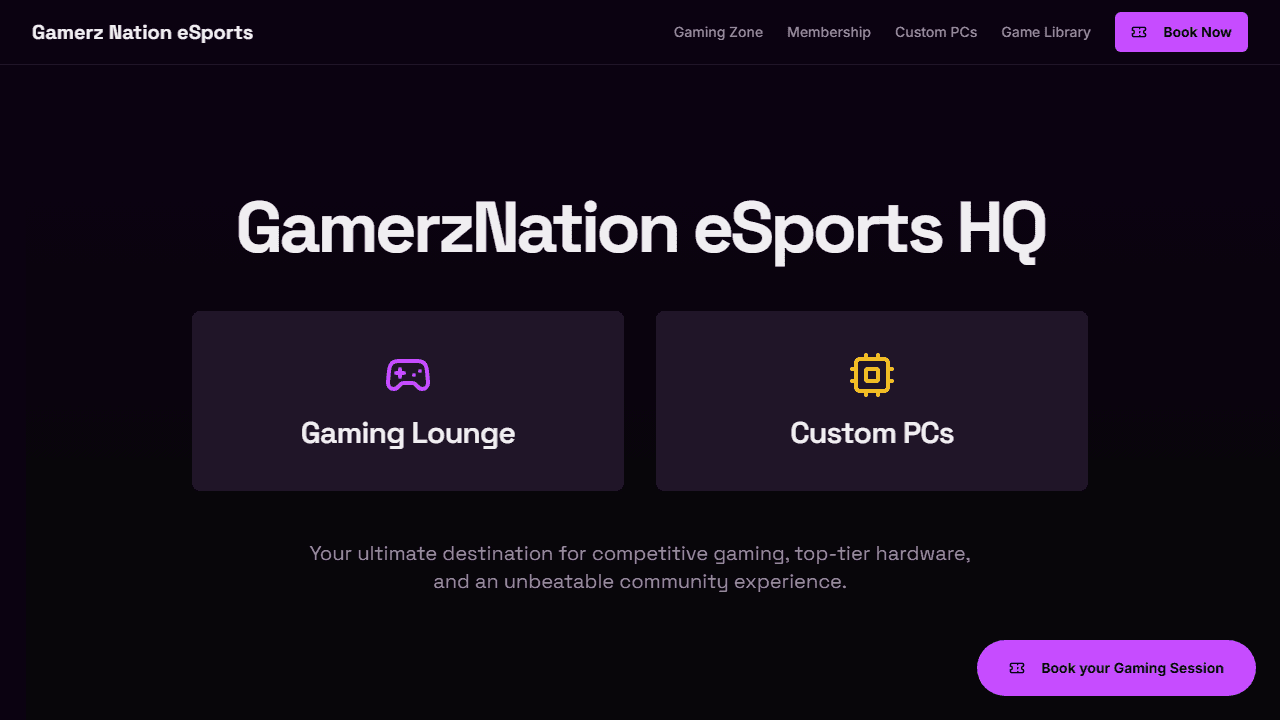 Gnez website preview